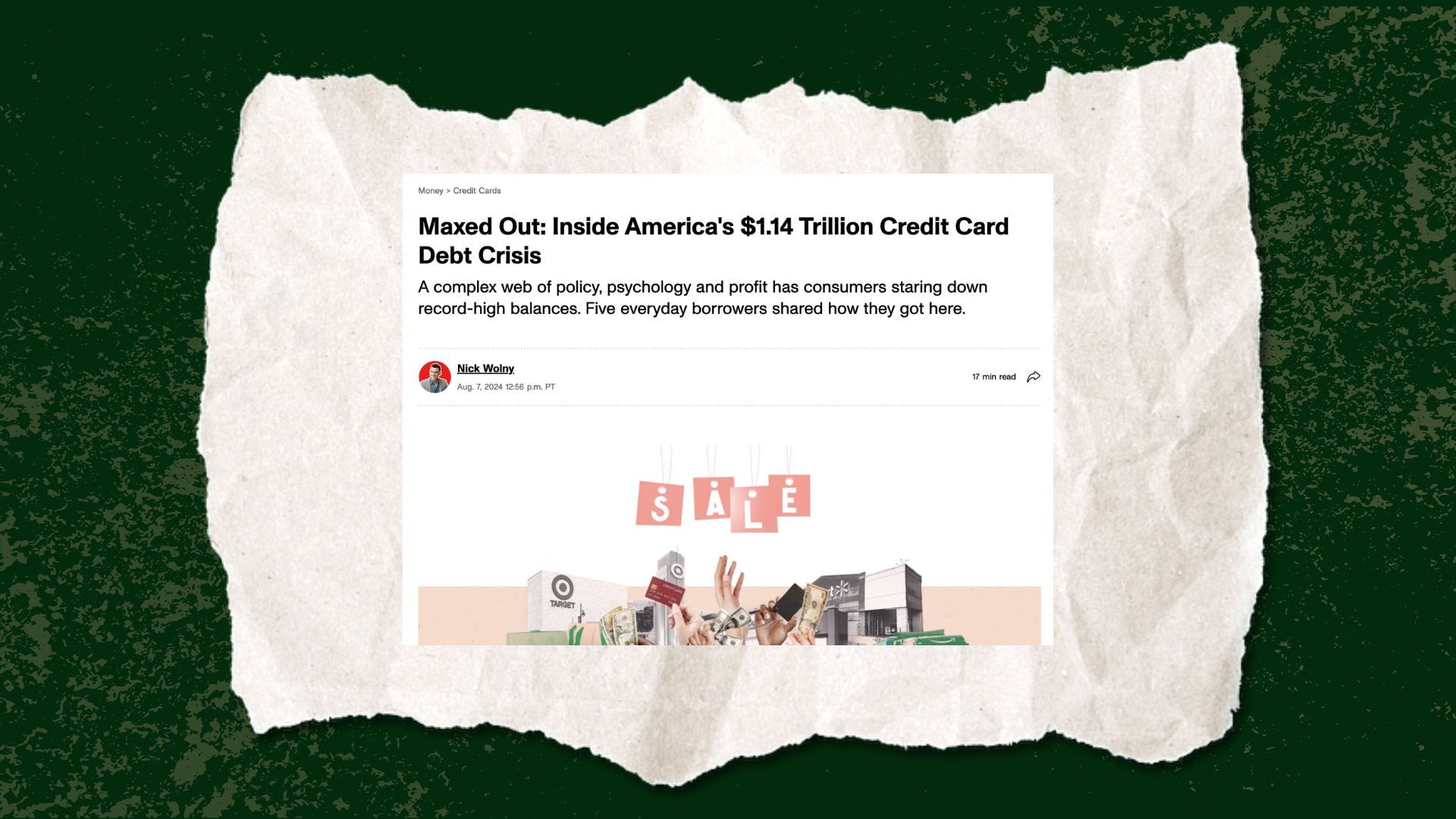 CNET: Maxed Out: Inside America's $1.14 trillion credit card debt crisis