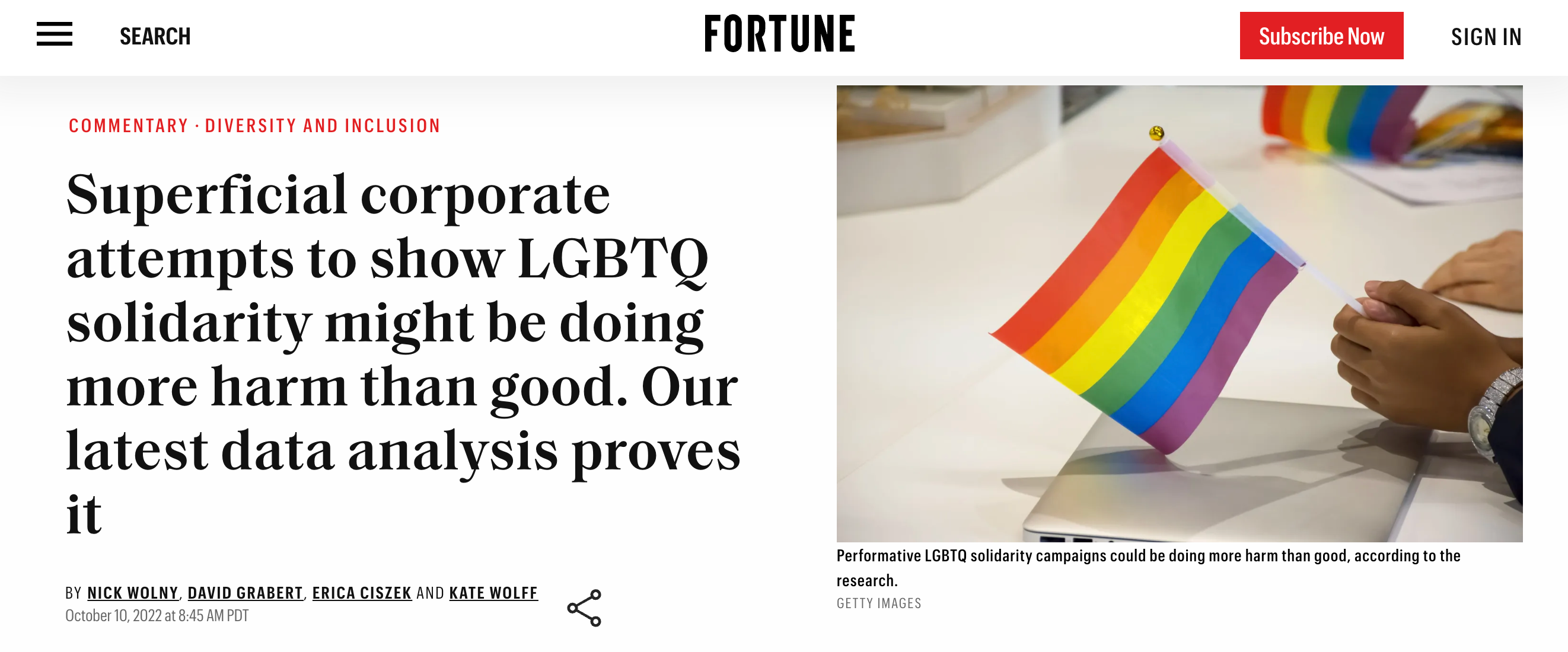 screenshot of how to write an editorial for fortune