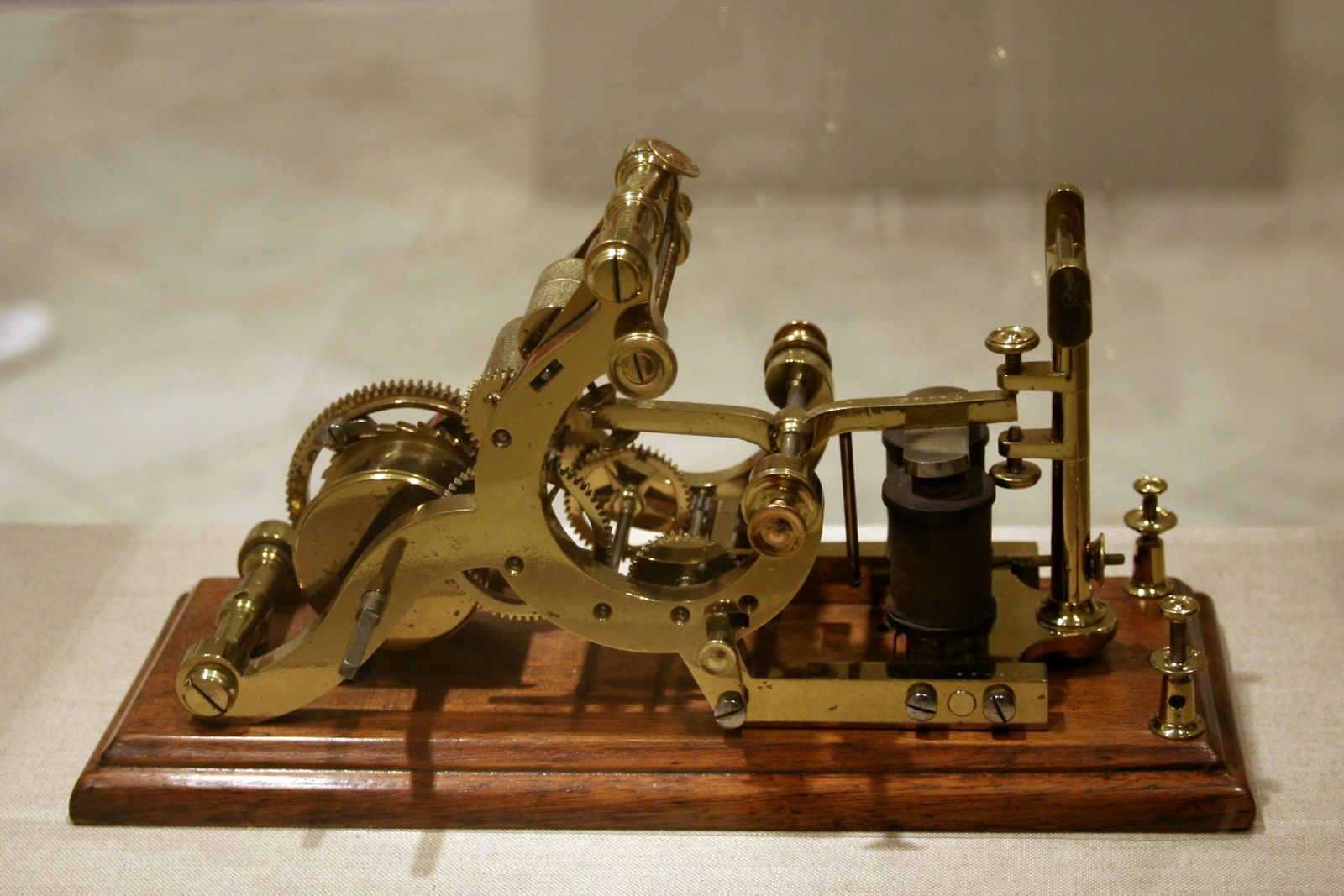 photo of an automatic telegraph receiver