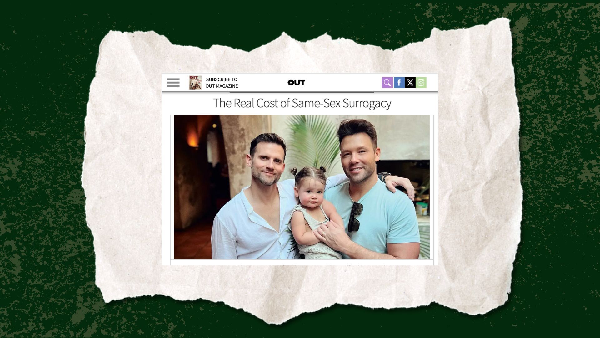 Out Magazine: The real cost of same-sex surrogacy