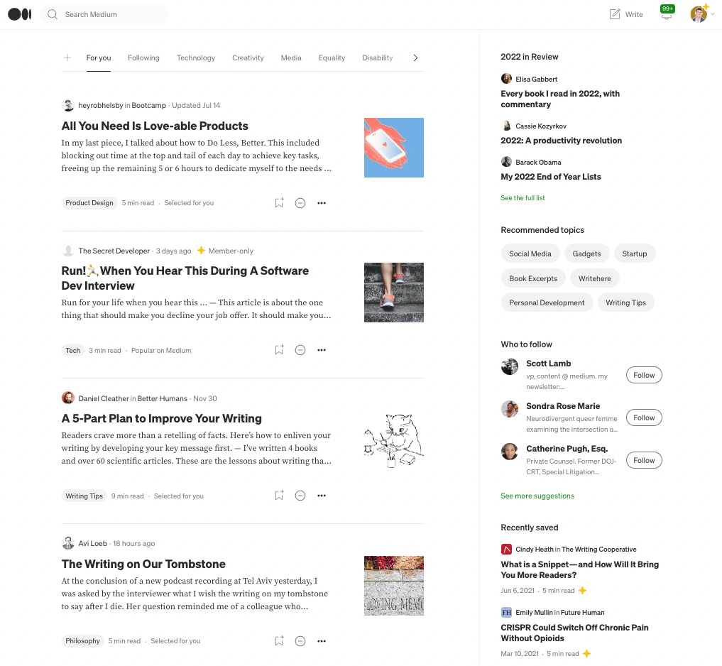 how to write articles in medium