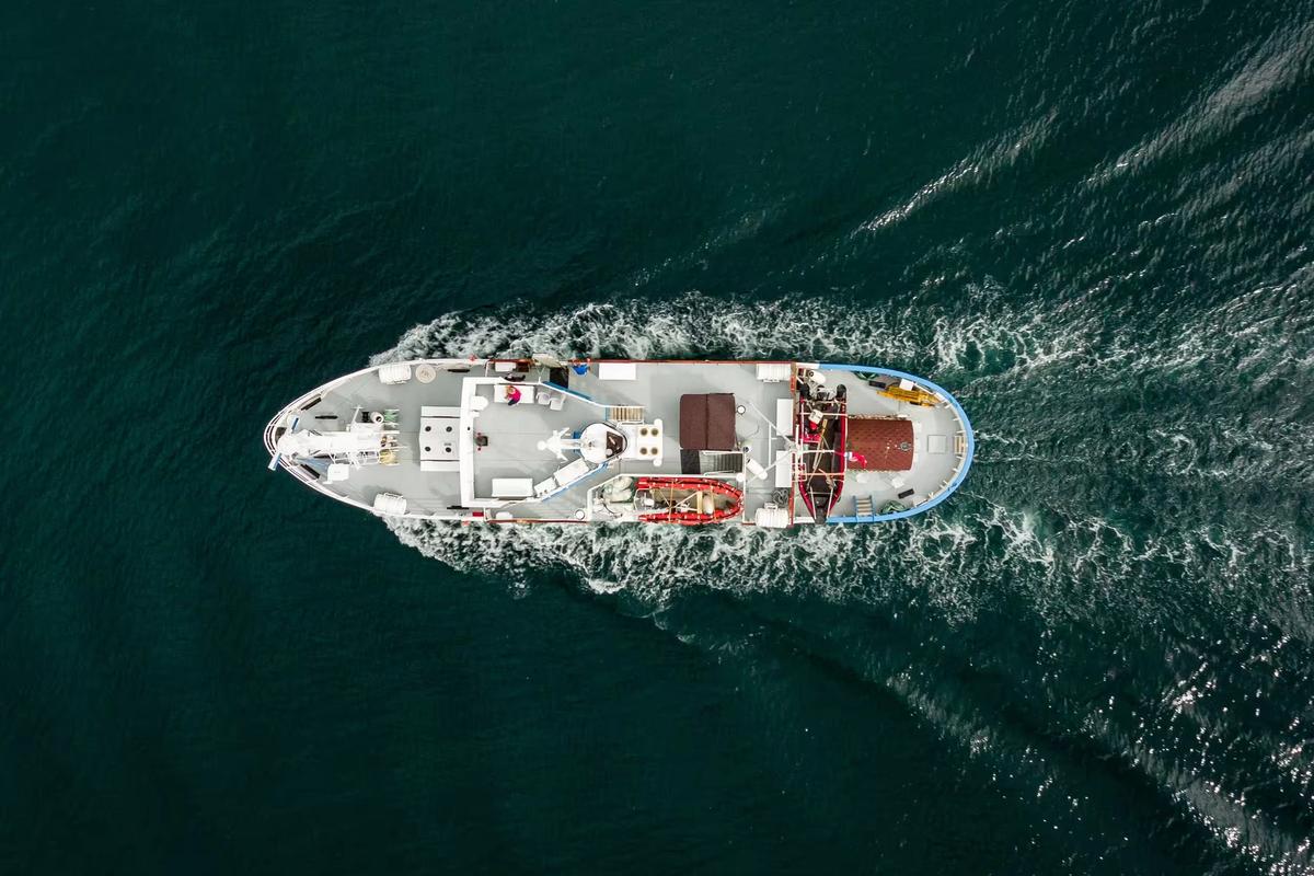 Ship from above