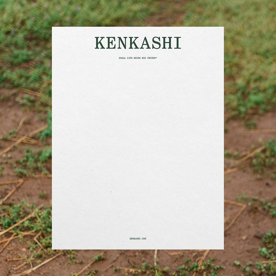 kenkashi letterhead set on picture of a field