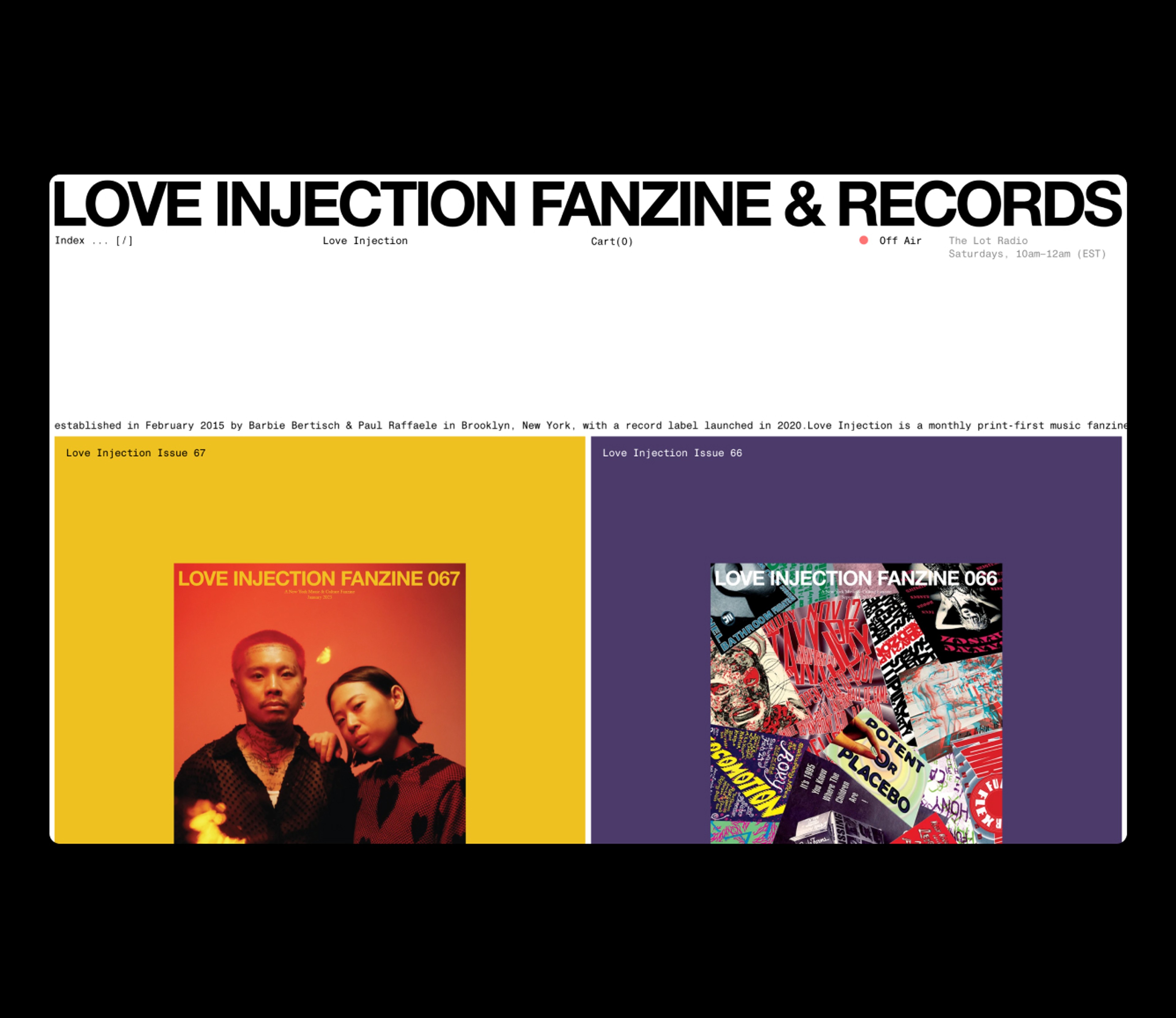 love injection homepage