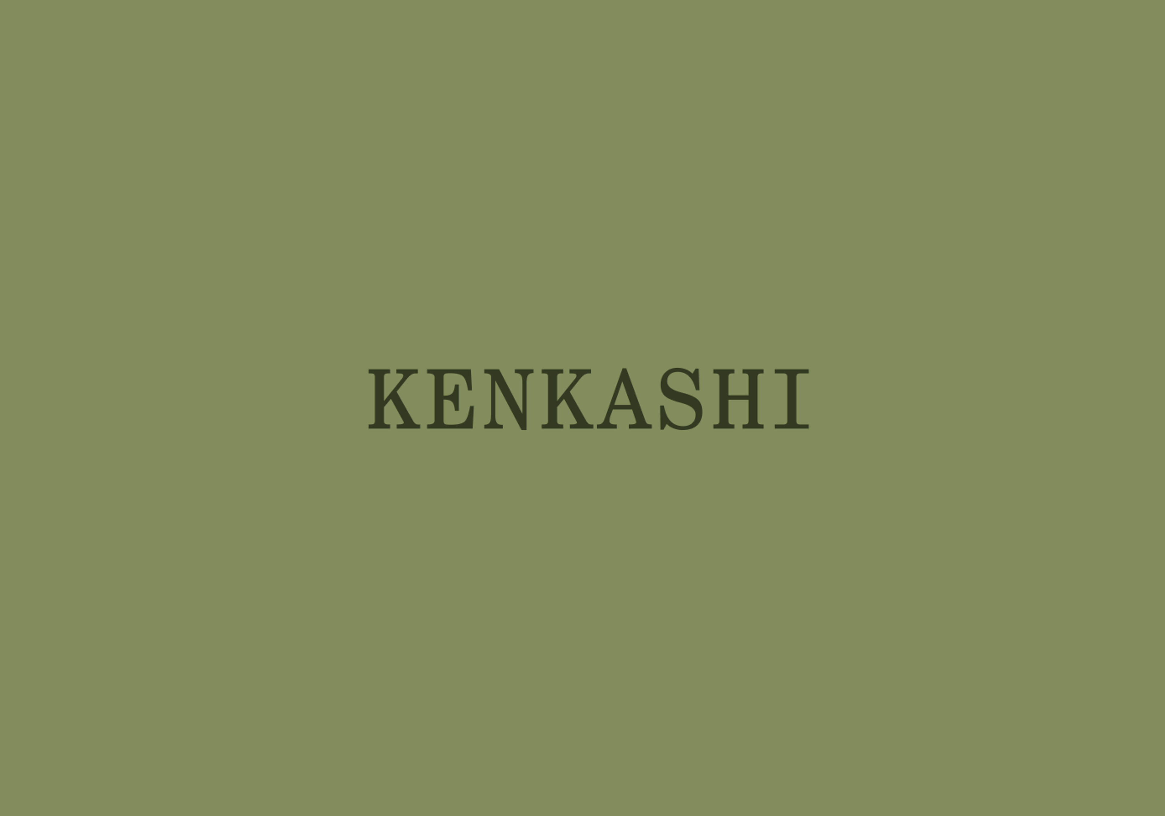 kenkashi logotype against green