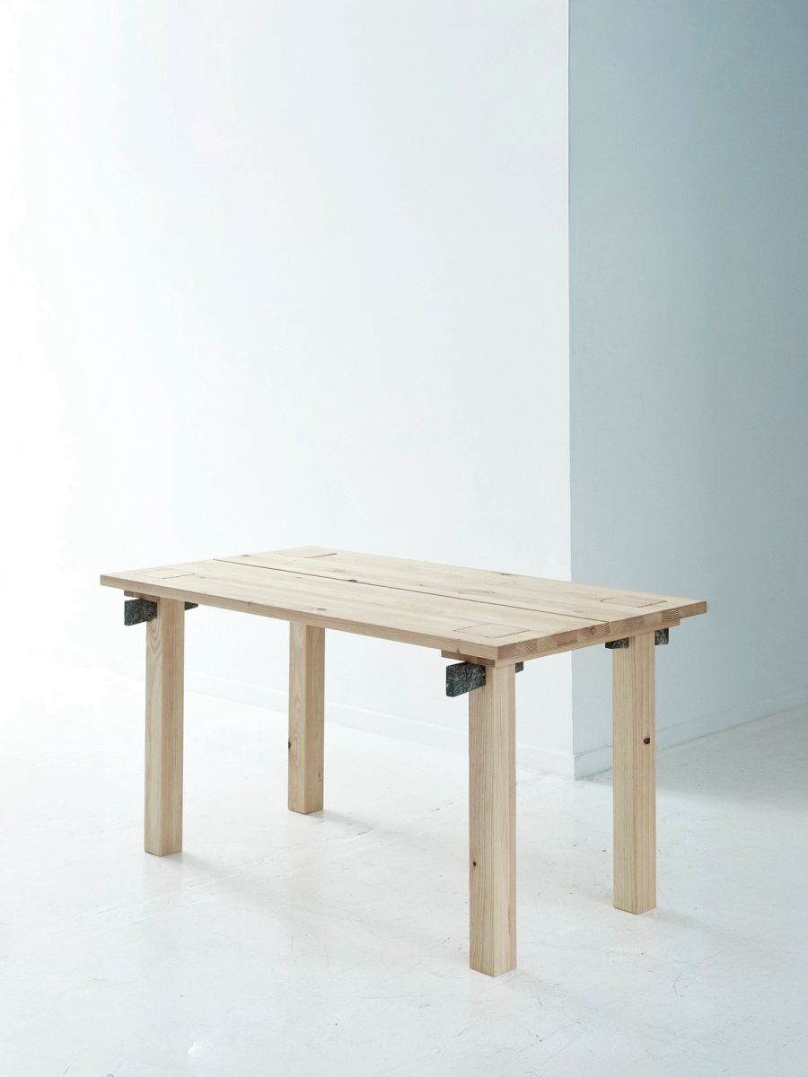 A summer house table