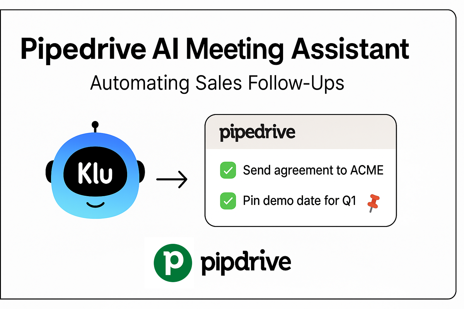 Pipedrive AI Meeting Assistant: Automating Sales Follow Ups