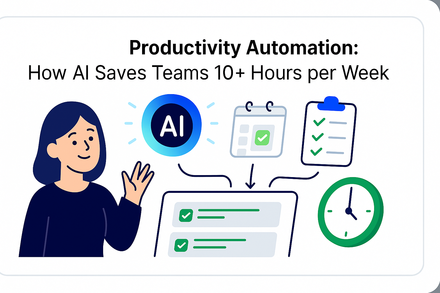 Productivity Automation: How AI Saves Teams 10+ Hours per Week
