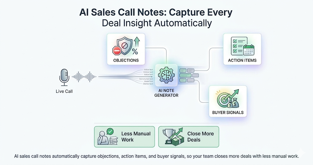 AI Sales Call Notes: Capture Every Deal Insight Automatically