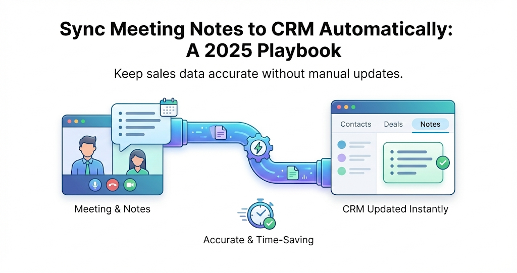 Sync Meeting Notes to CRM Automatically: A 2025 Playbook