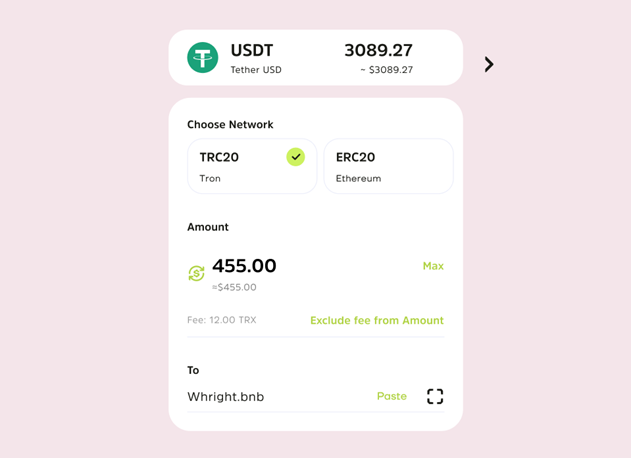 Sending and Receiving Cryptocurrency With Domain Names Via Cwallet