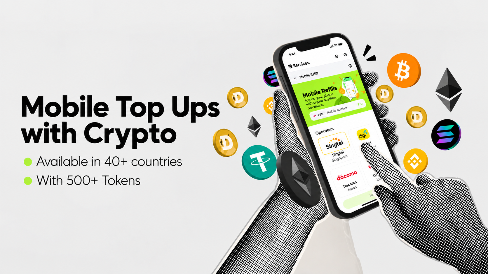 Cwallet: Mobile Top Ups with Crypto