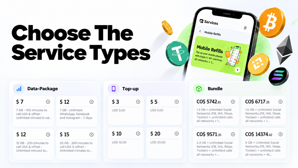 Available refill options can vary by country and operator
