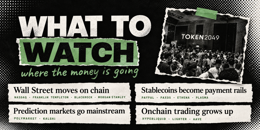 What to Watch on TOKEN2049 in 2026