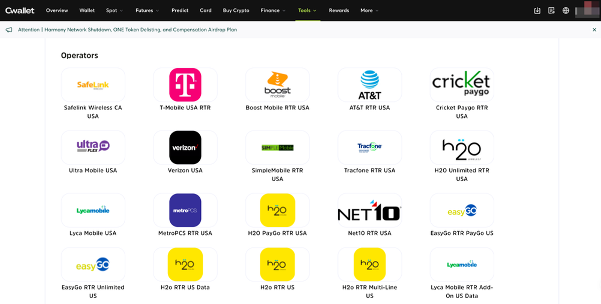 Operators You can Choose from Cwallet Mobile Top Ups