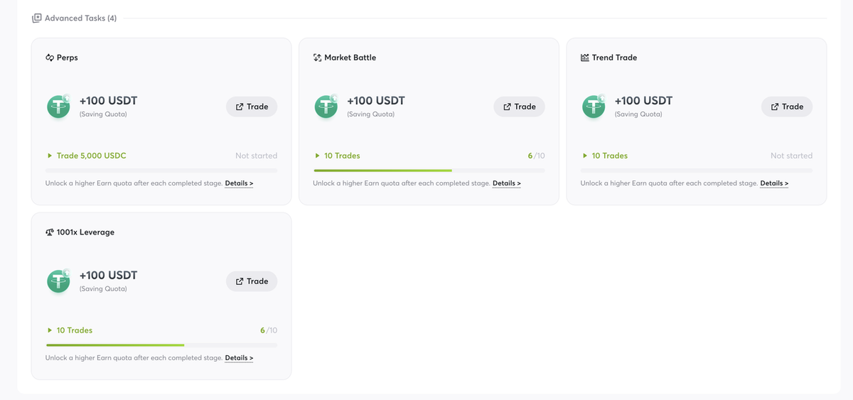 Advanced Tasks for Gaining More Saving Quota