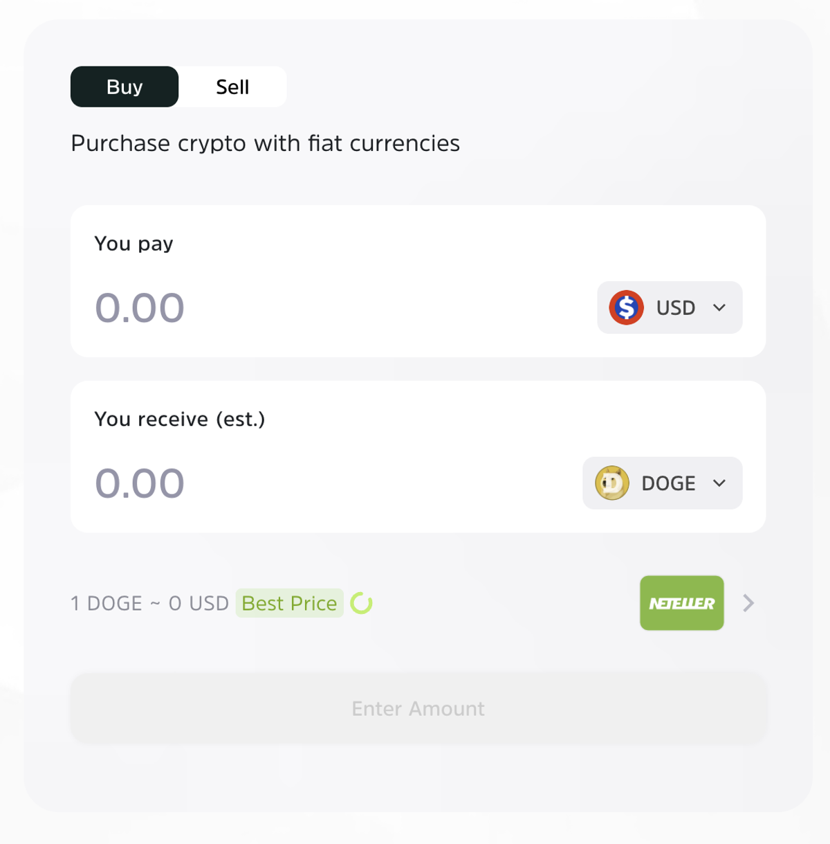 buy $DOGE on Cwallet