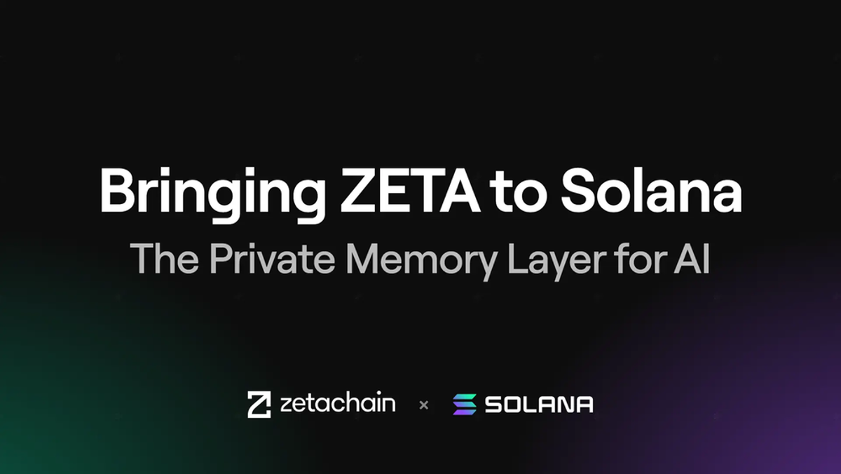 Official Announcement from ZetaChain and SOLANA