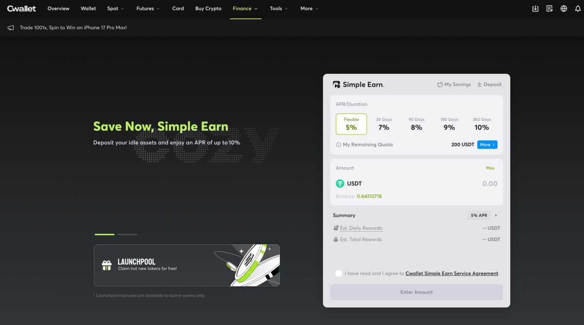 Simple Earn