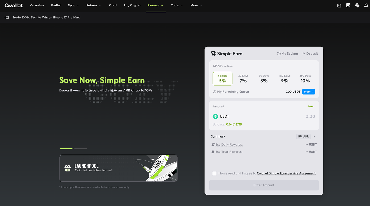Simple Earn