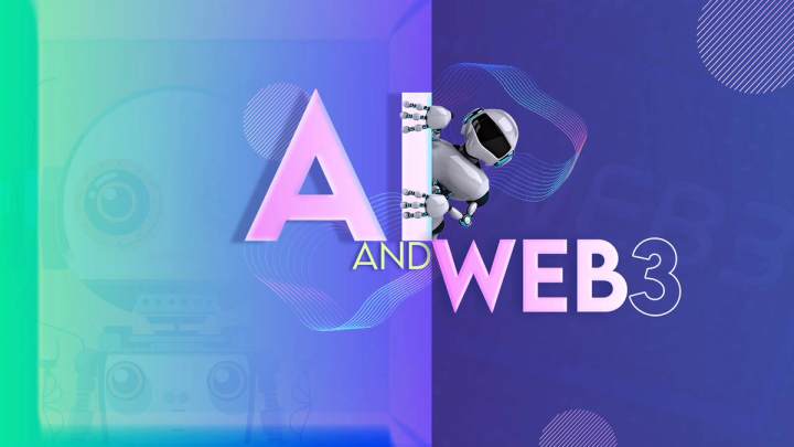 AI robot and Web3 concept graphic for AI and Web3 career insights on Cwallet
