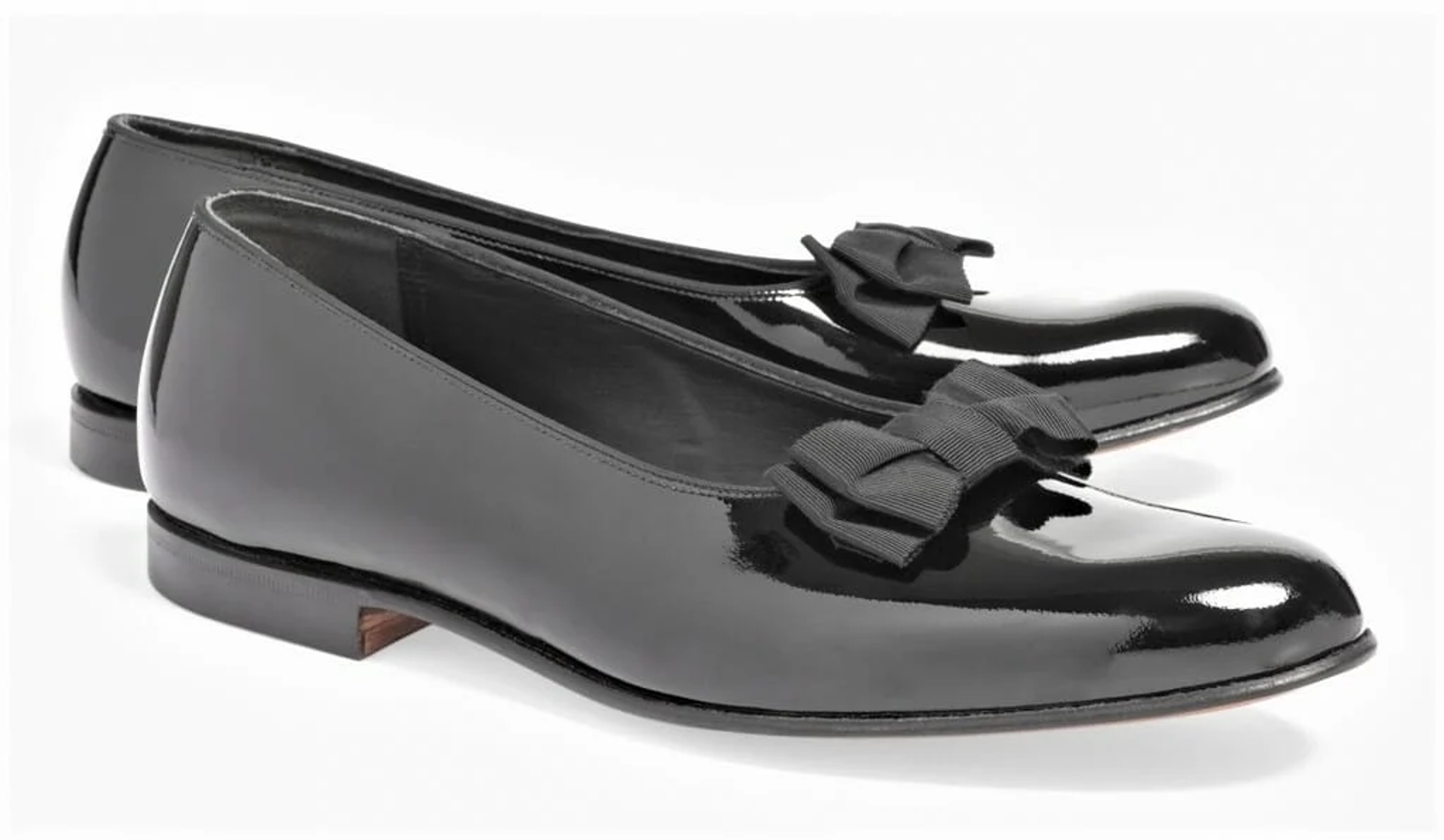 Patent leather pumps