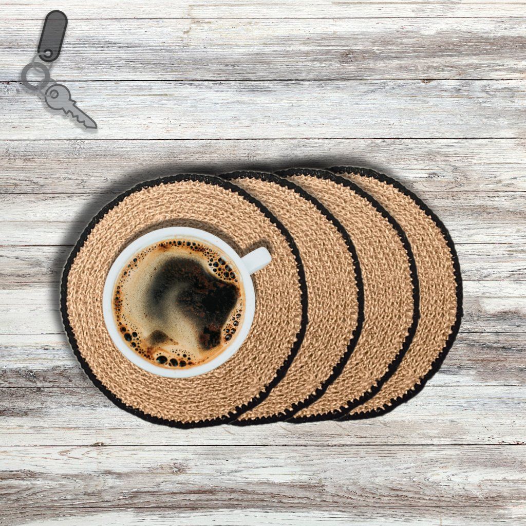 Jute-Round-Table-Mat-Black — hero shot