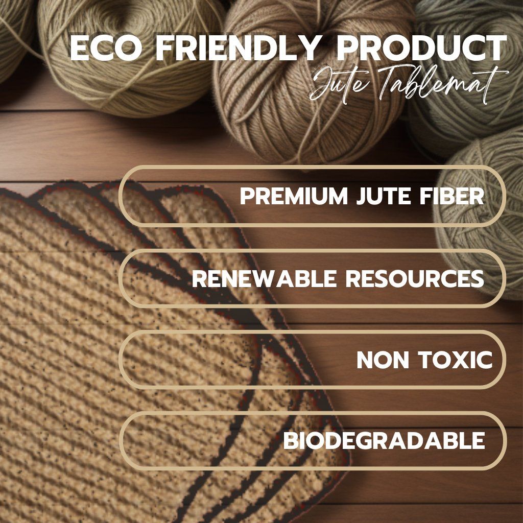Classic Handcrafted Jute doormat Black Border — size & dimensions