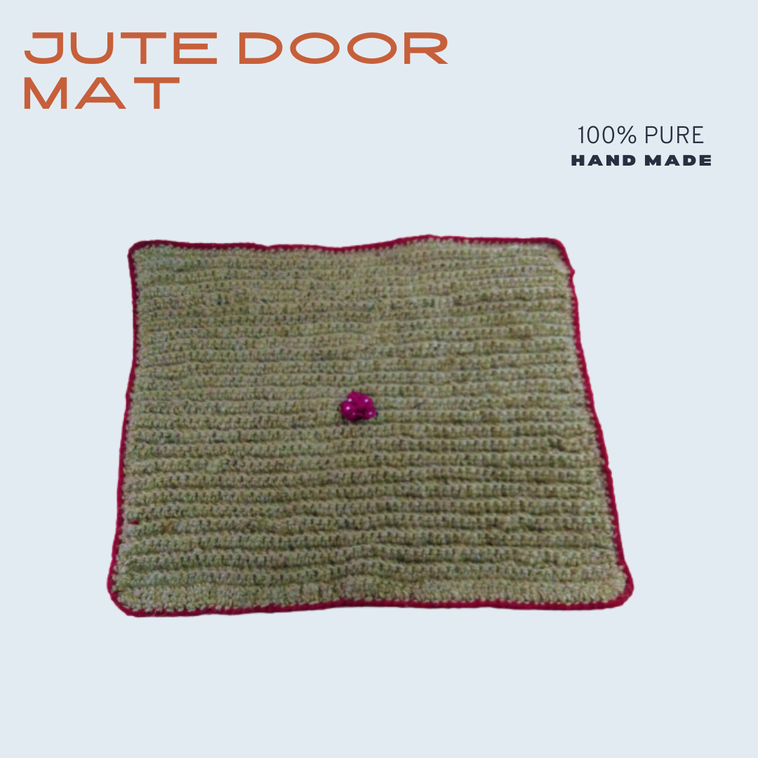 Red-Square-Door-Mat-M — use & care