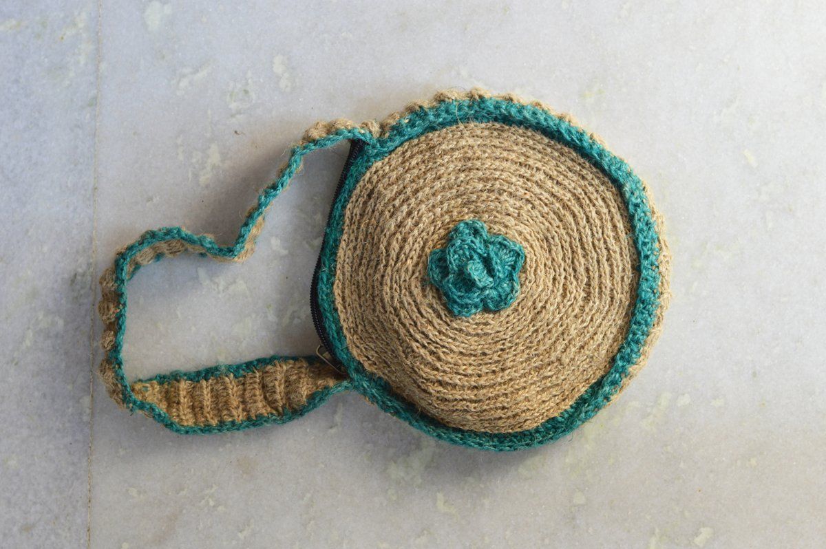 Green Jute Bag — hero shot
