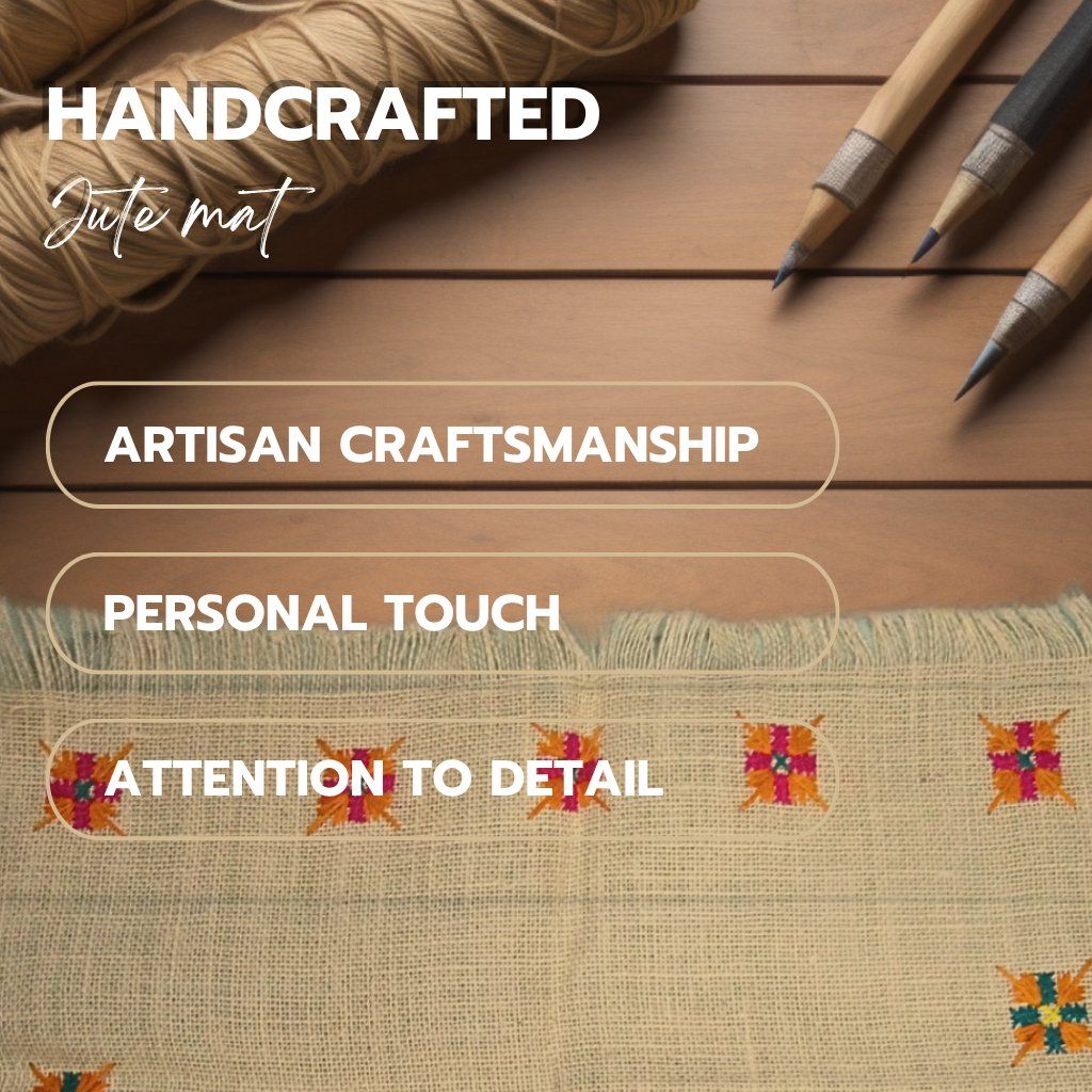 Black circle table Mat — hero shot