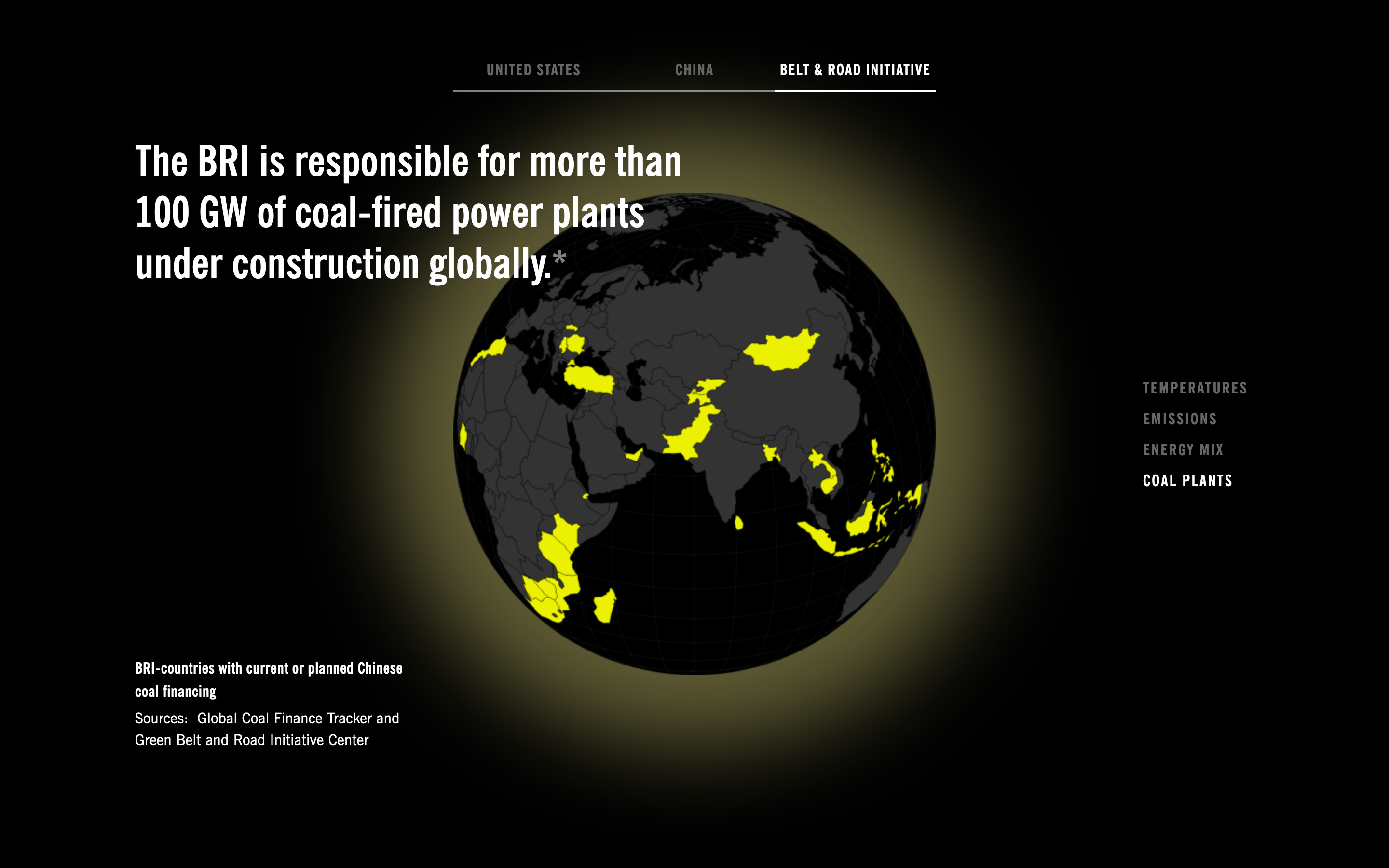 Rebuilding U.S. - China Climate Cooperation: Coal Plants Globe View 2