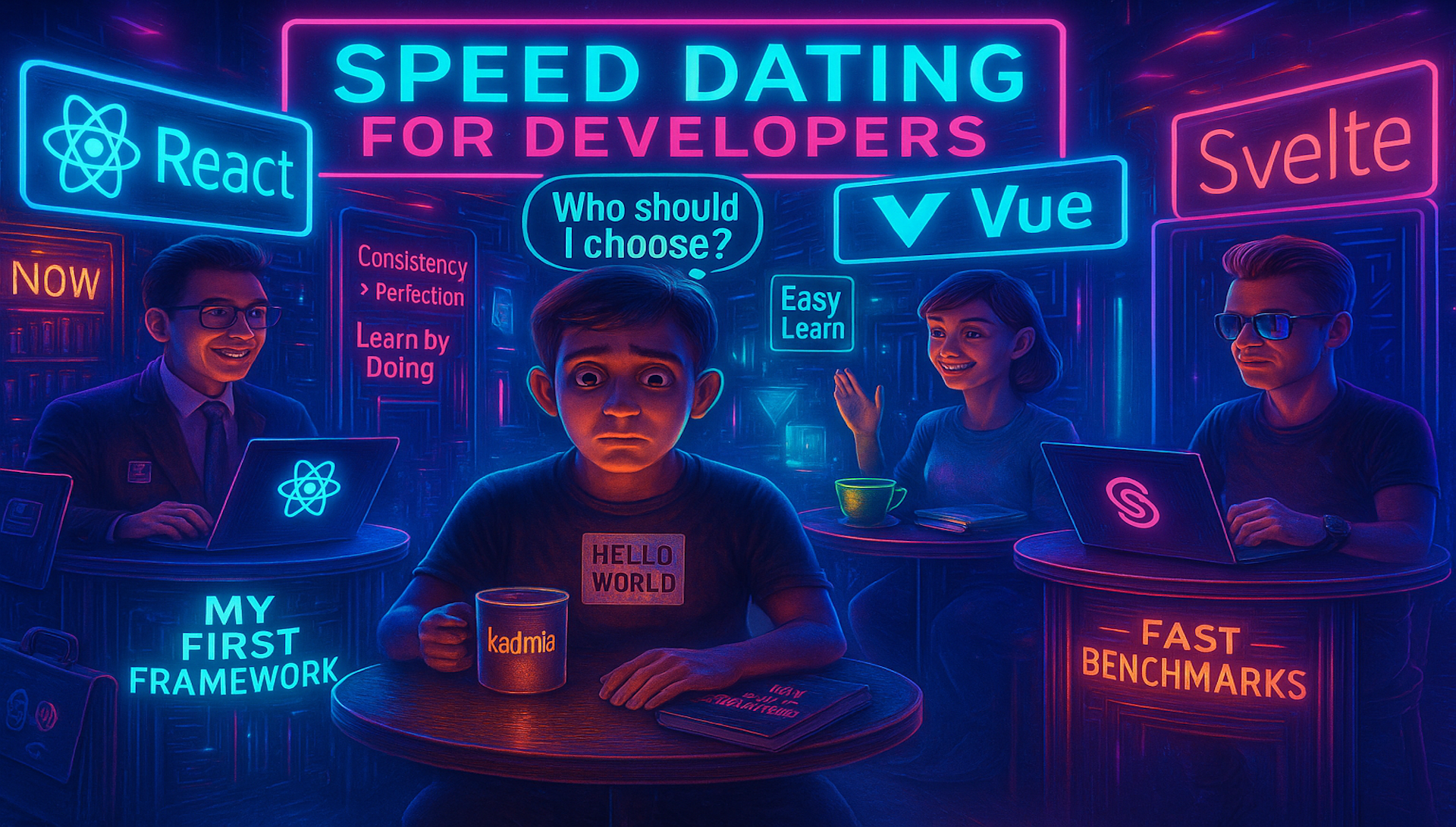 React, Vue, or Svelte? How to Pick Your Perfect Match (When You're New to Coding)
