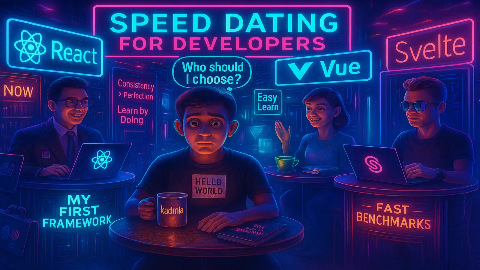 React, Vue, or Svelte? How to Pick Your Perfect Match (When You're New to Coding)