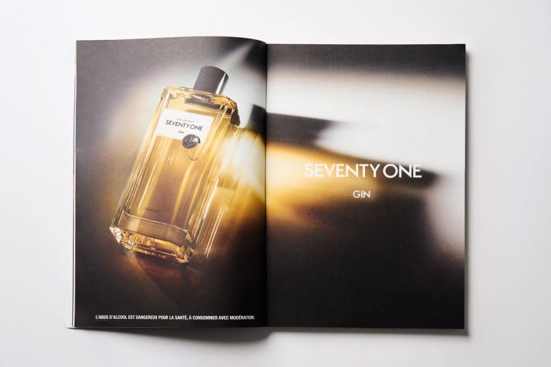 SEVENTY ONE GIN ADVERTISING