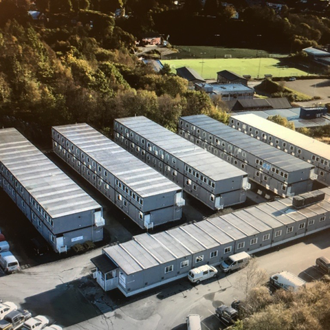 Rigger sett fra luften