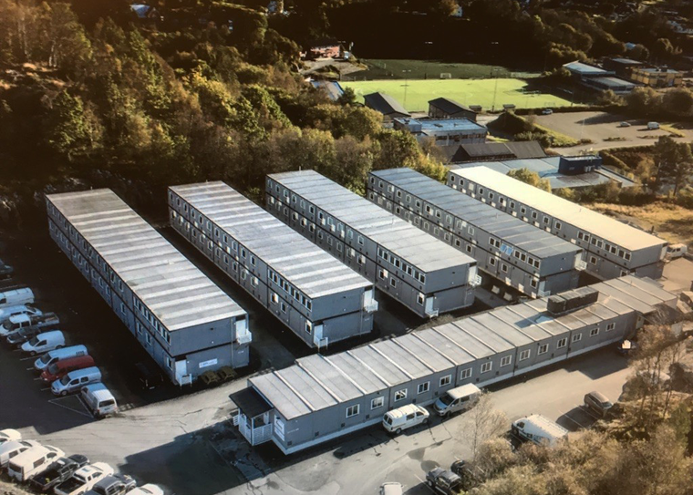 Rigger sett fra luften