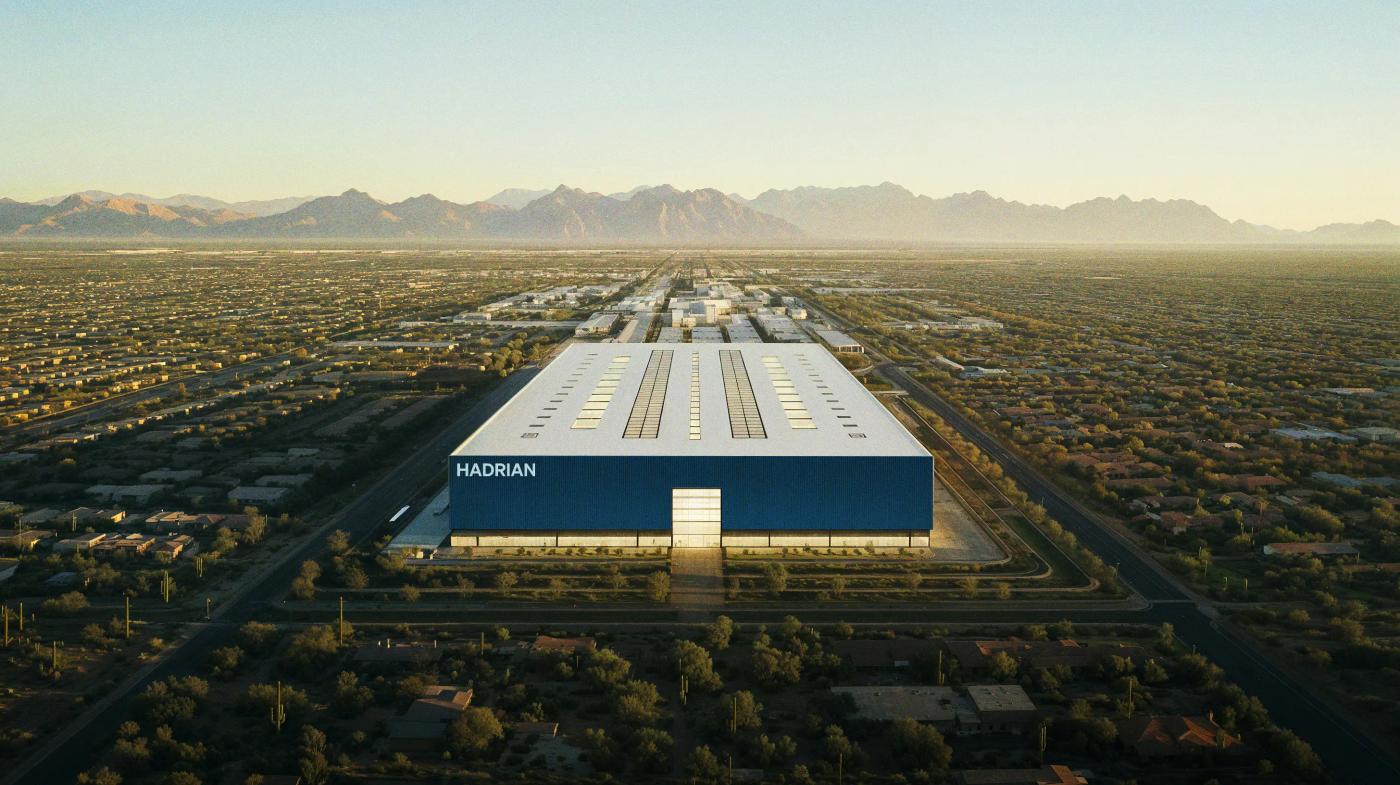 Hadrian Raises $260M to Build AI-Powered Factories for America, Adds Full Product Manufacturing, Opens Arizona Site