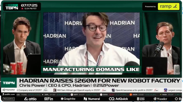 @HadrianInc raises a $260M Series C