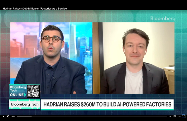 Hadrian Raises $260 Million on ‘Factories As a Service’