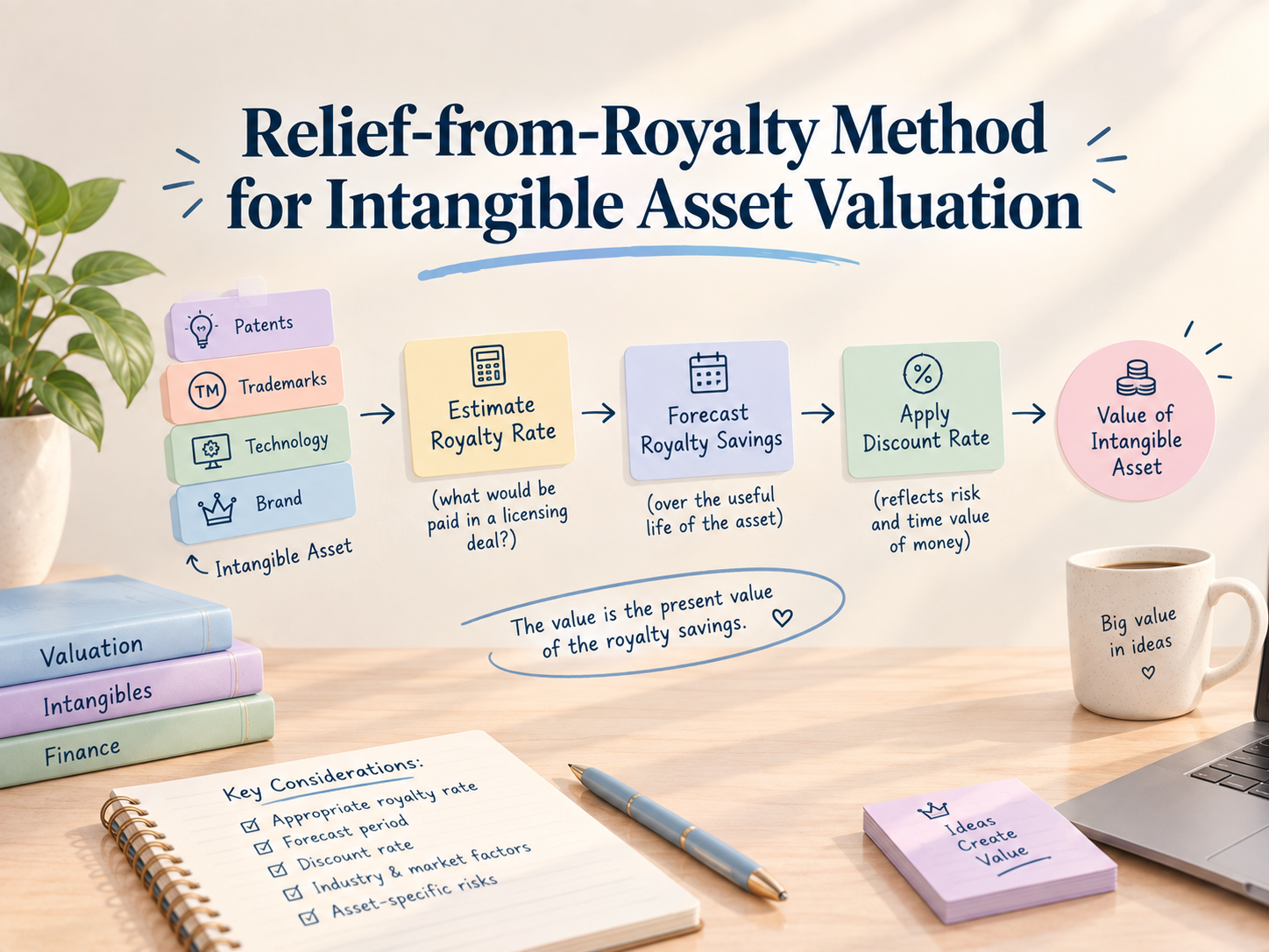 Relief-from-Royalty Method for Intangible Asset Valuation