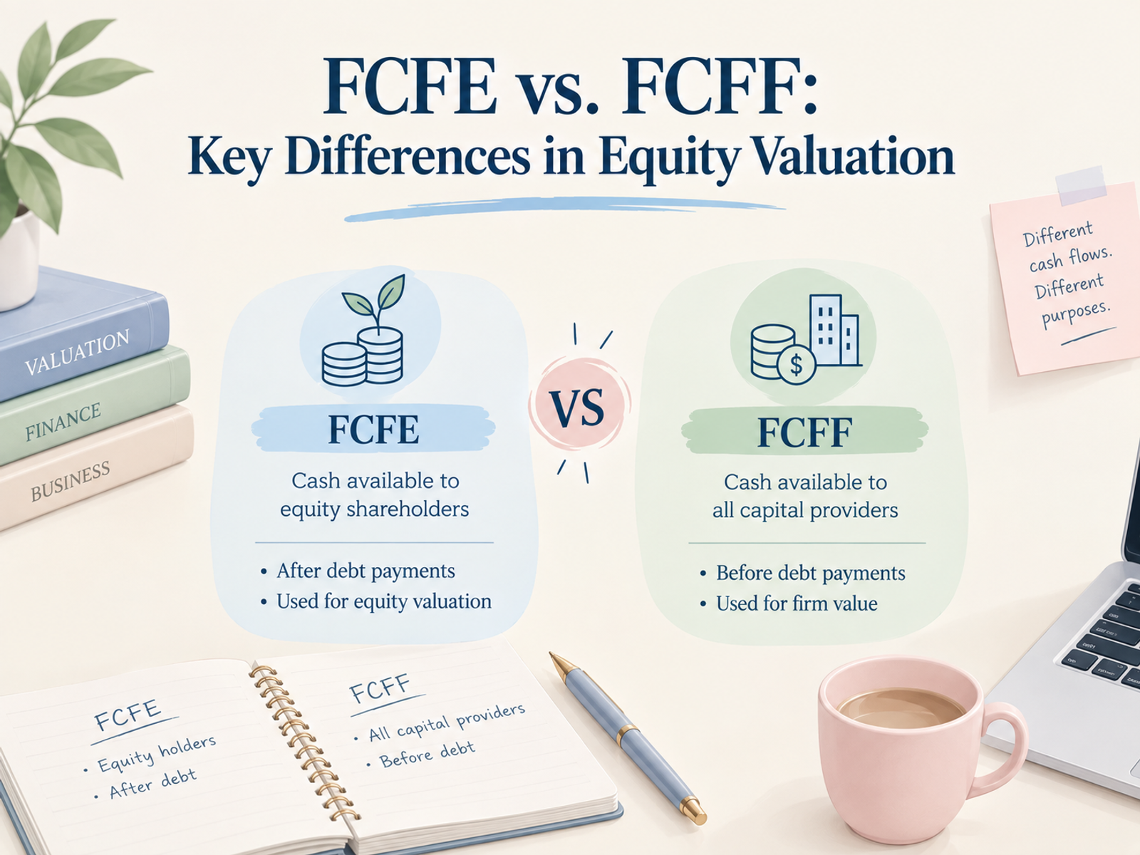 FCFE vs. FCFF: Key Differences in Equity Valuation