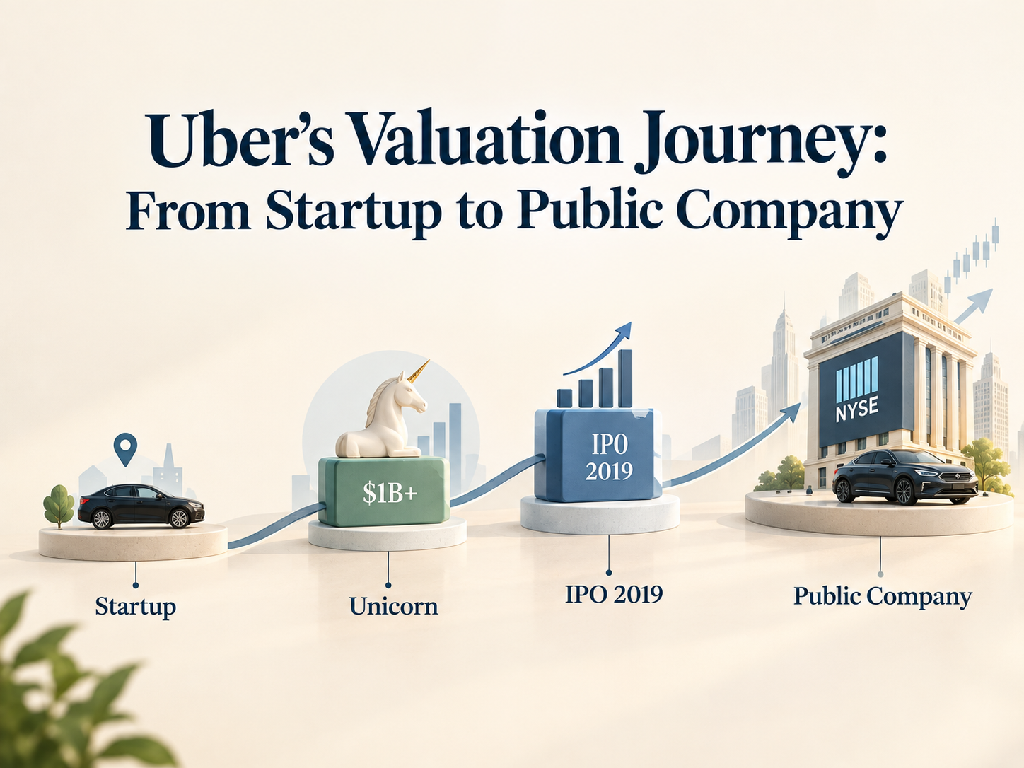Uber's Valuation Journey: From Startup to Public Company