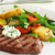 Chargrilled Rump Steak, Potato Salad and Garlic Mayonnaise