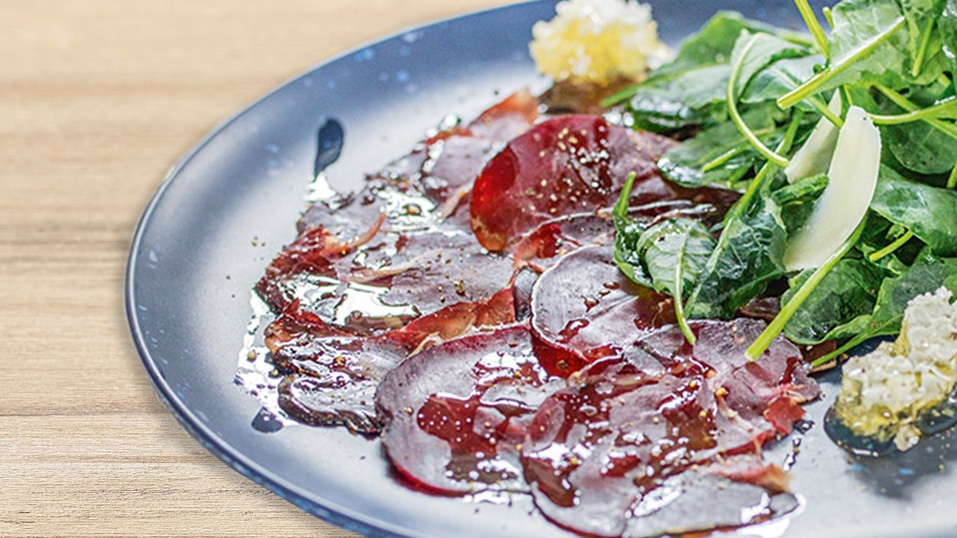 Wagyu and rocket bresaola salad Recipe | Beef + Lamb New Zealand