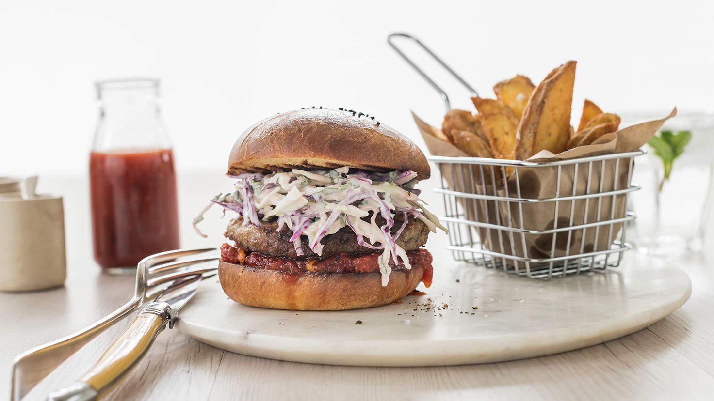 Asian slaw beef burger Recipe | Beef + Lamb New Zealand