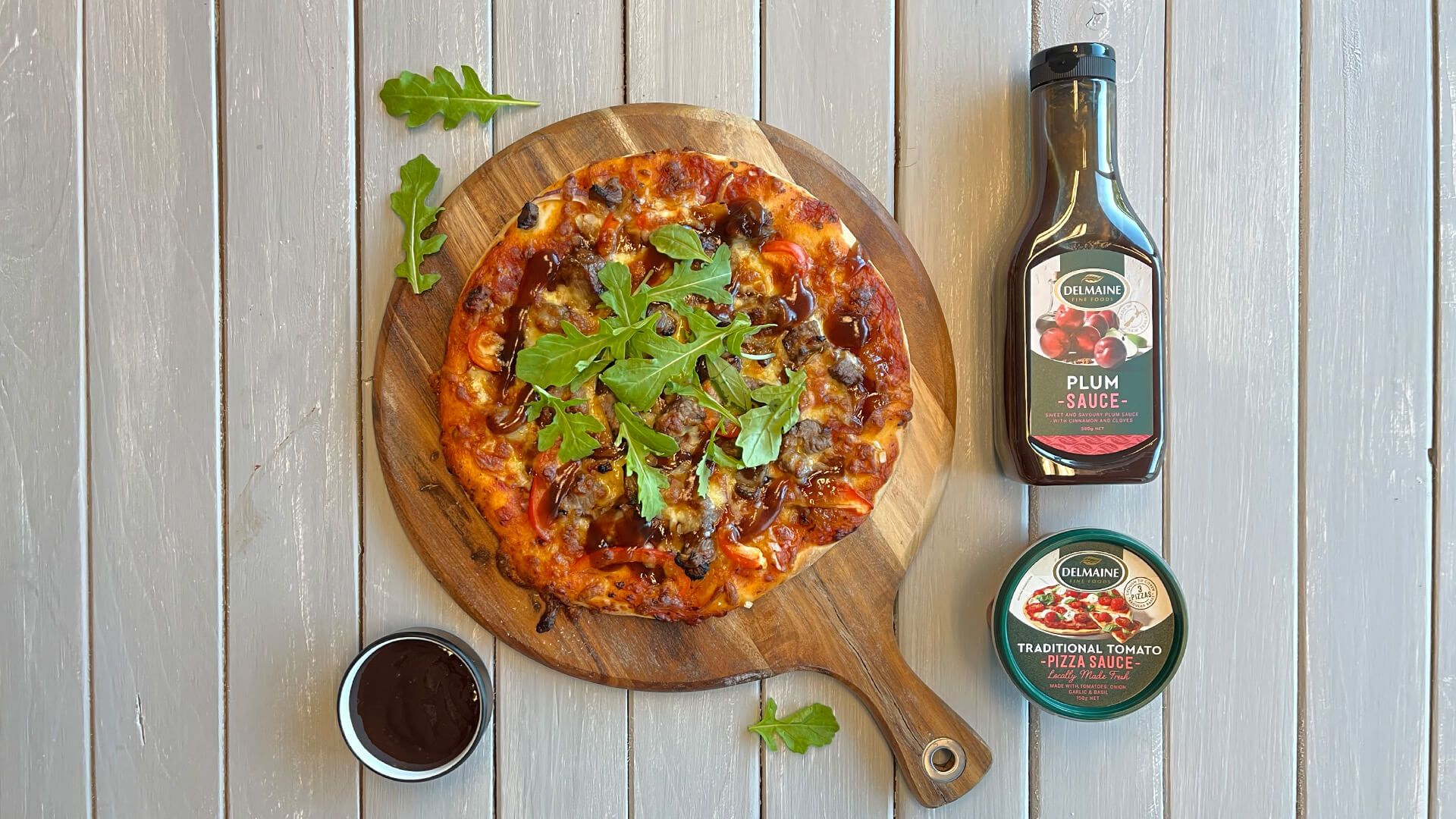 Lamb, Red Pepper and Plum Pizza Recipe | Beef + Lamb New Zealand