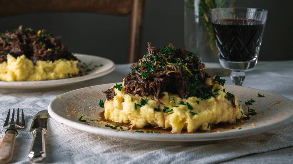 Slow Cooker Beef Cheeks with Red Wine Reduction Recipe Beef + Lamb