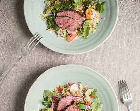 Lamb quinoa salad Recipe | Beef + Lamb New Zealand