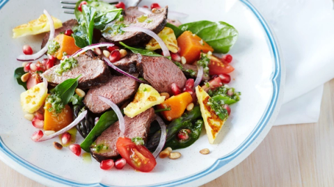 Balsamic Glazed Lamb Salad Recipe | Beef + Lamb New Zealand